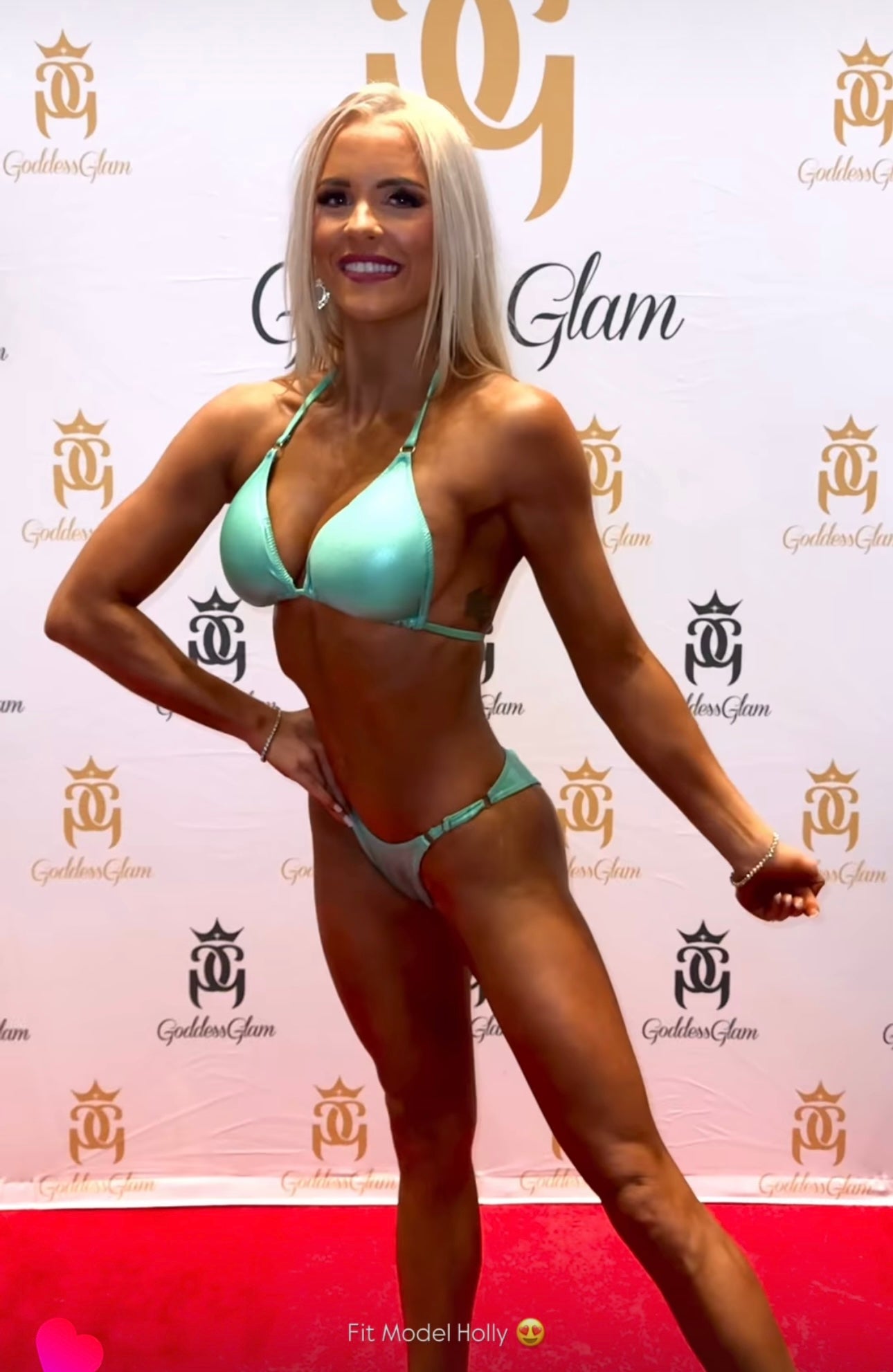 NPC Fit Model Competition Suit - Goddess Glam Custom Competition Suits