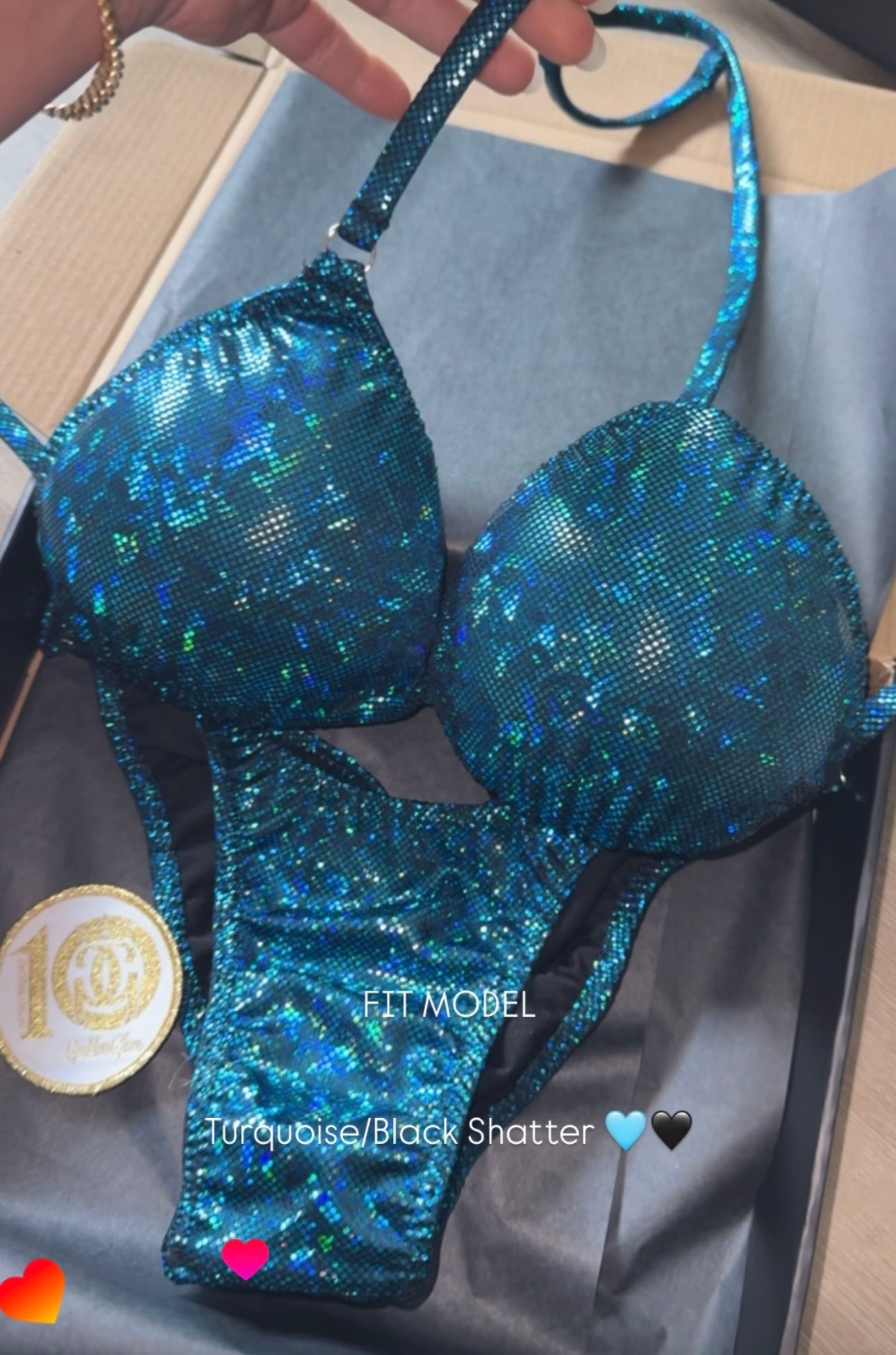 NPC Fit Model Competition Suit - Goddess Glam Custom Competition Suits