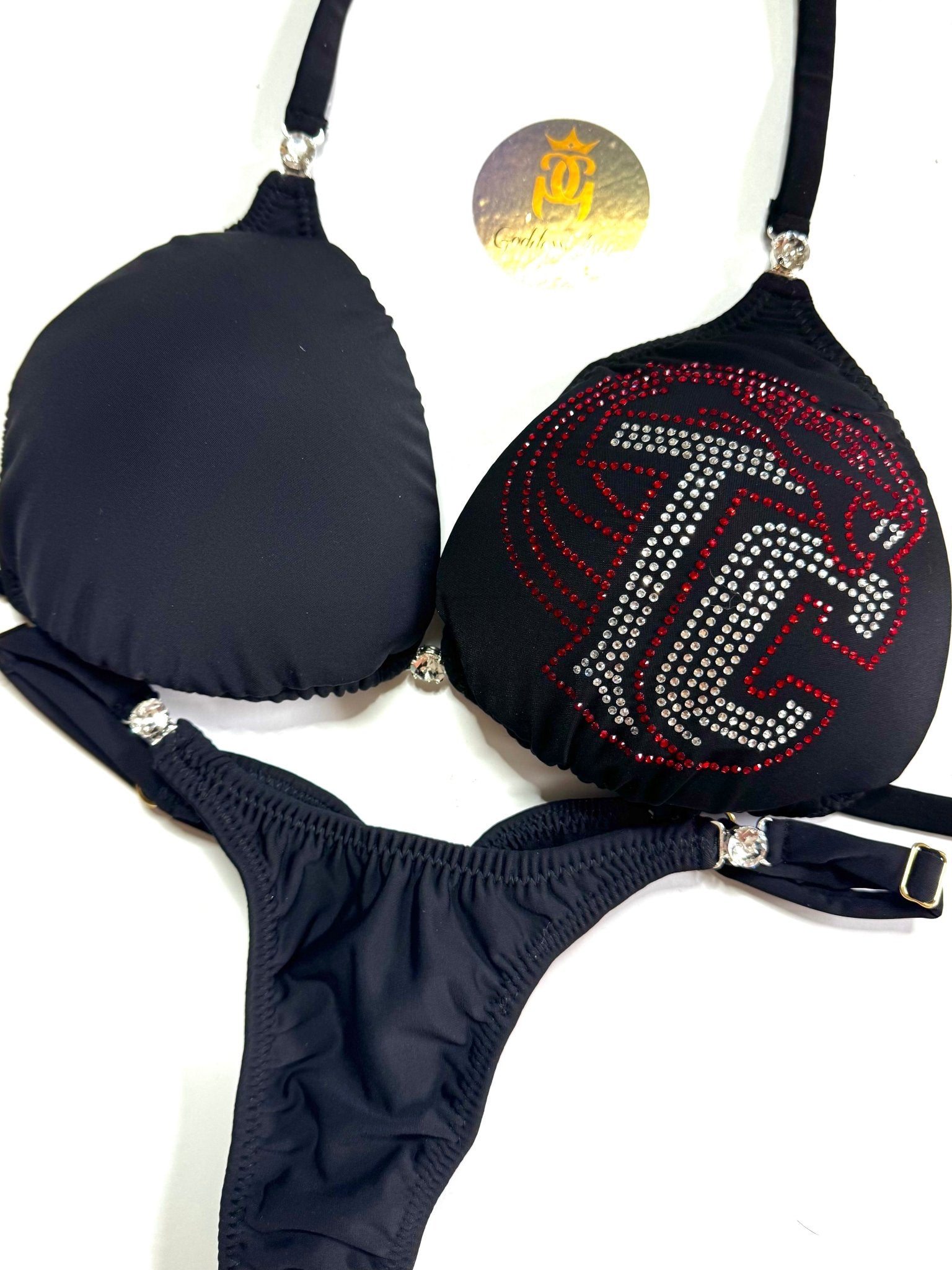 Team/Logo Posing Bikini | Wellness Suit - Goddess Glam Custom Competition Suits