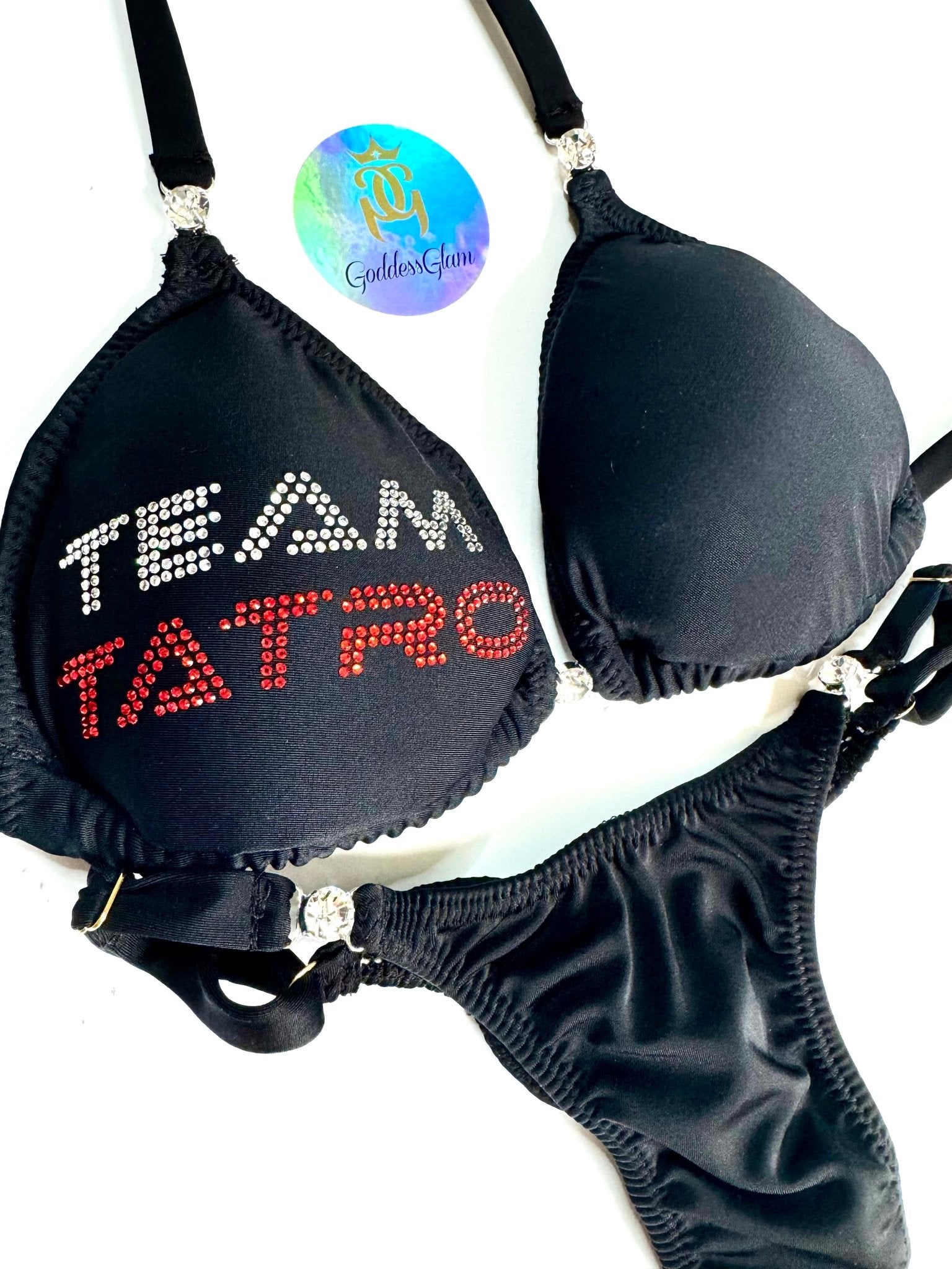 Team/Logo Posing Bikini | Wellness Suit - Goddess Glam Custom Competition Suits