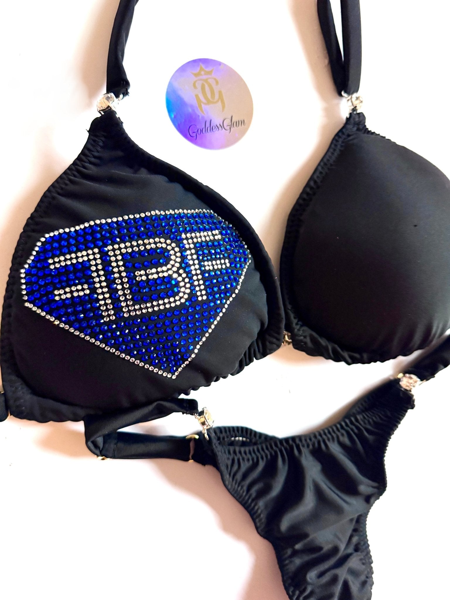 Team/Logo Posing Bikini | Wellness Suit - Goddess Glam Custom Competition Suits