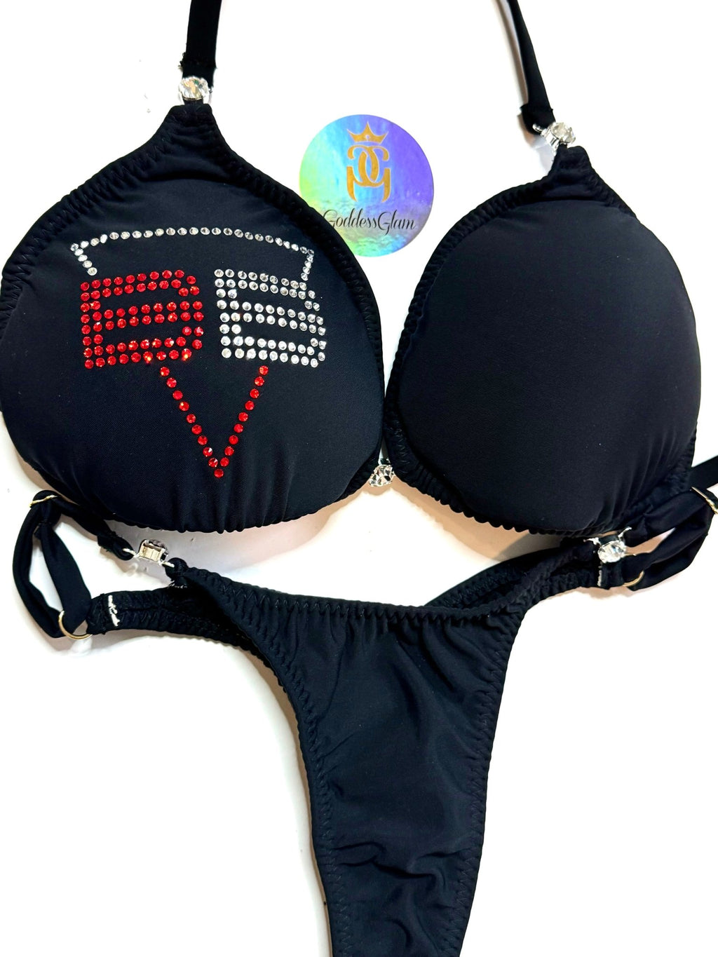 Team/Logo Practice Bikini | Wellness Suit - Goddess Glam Custom Competition Suits