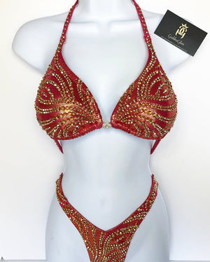 GOLD0114 - Goddess Glam Custom Competition Suits