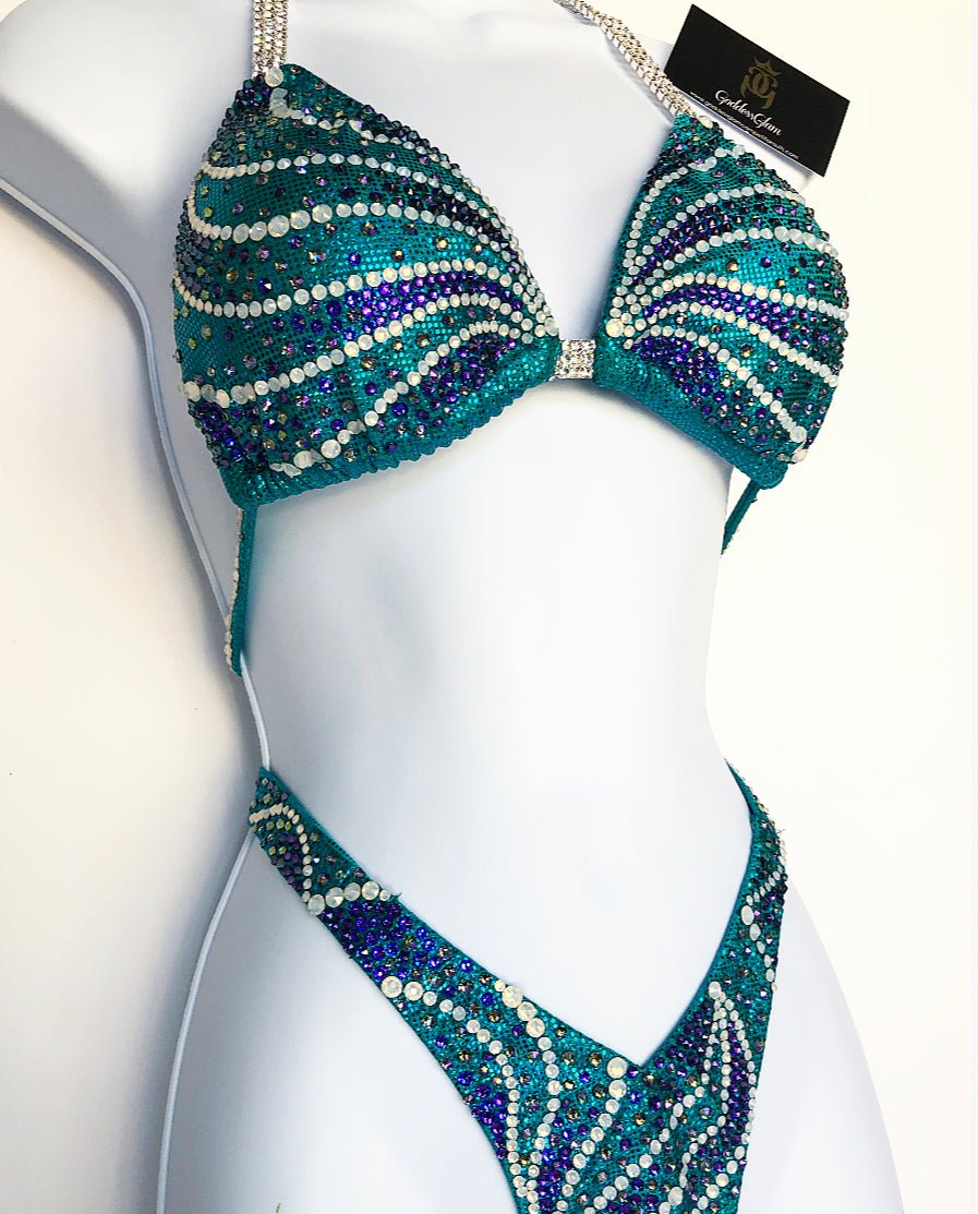 GOLD0115 - Goddess Glam Custom Competition Suits