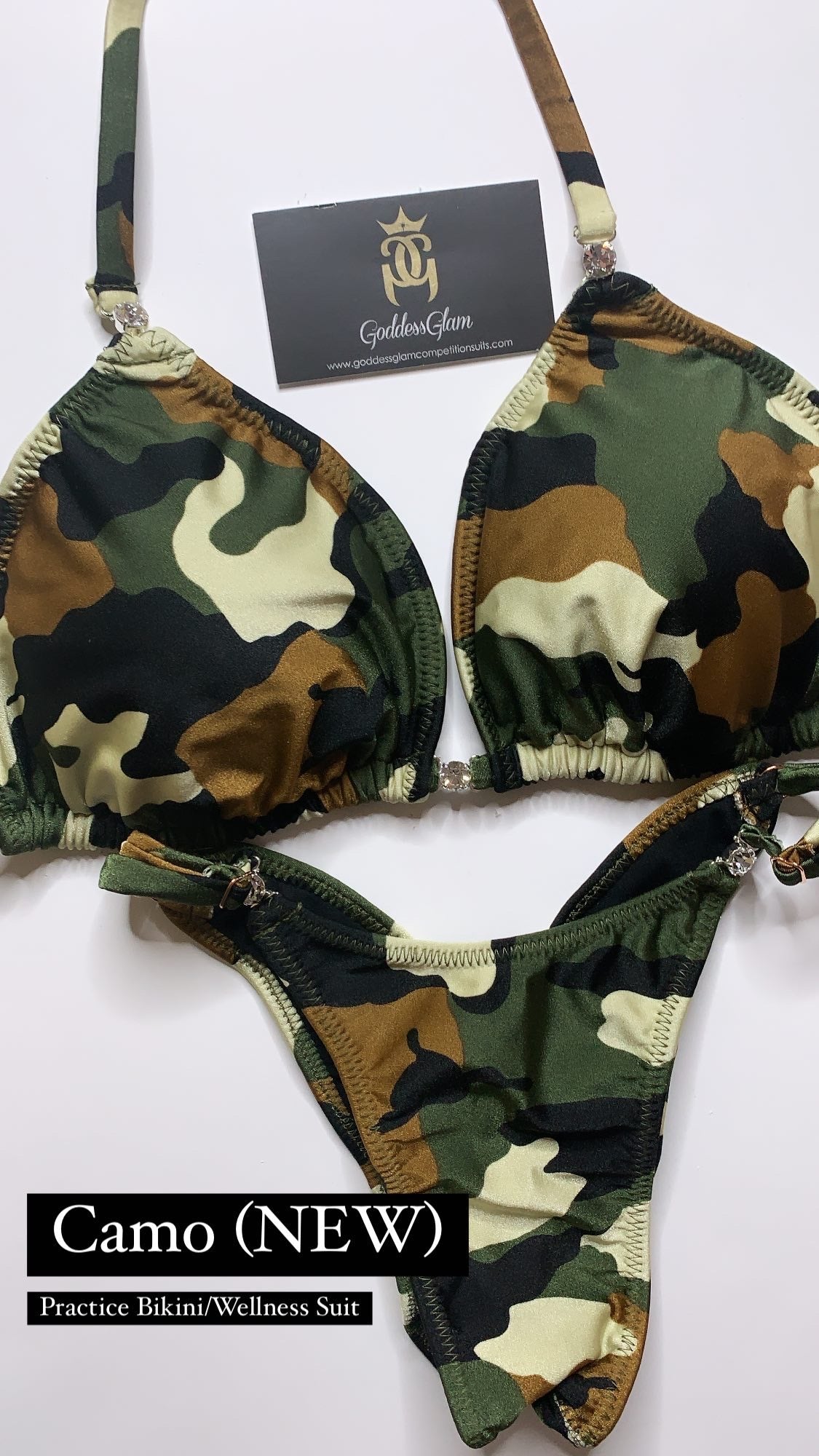 Practice Bikini | Wellness Suit - Goddess Glam Custom Competition Suits