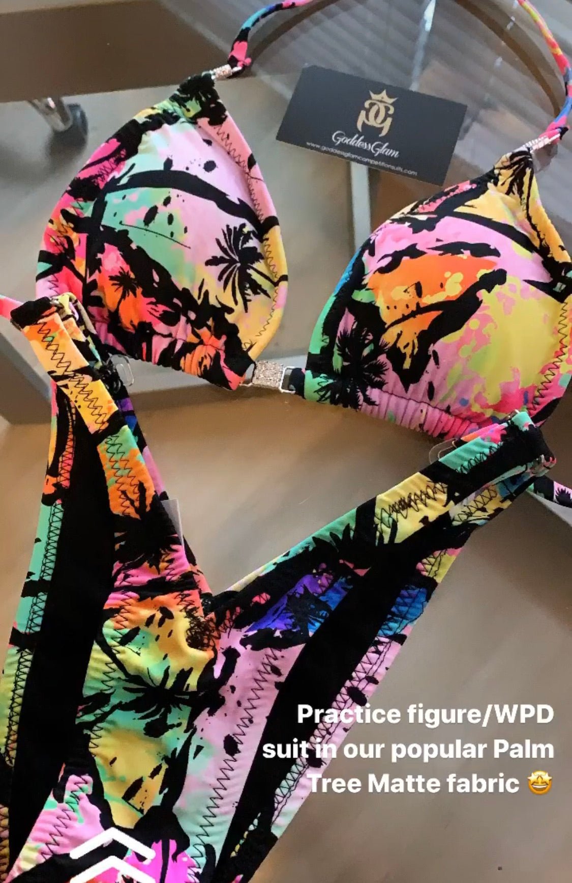 Practice Figure | Women's Physique | Bodybuilding Suit - Goddess Glam Custom Competition Suits