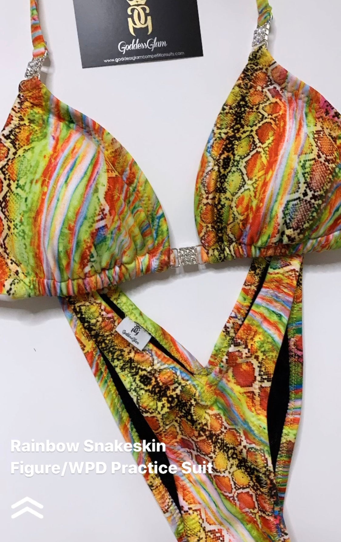 Practice Figure | Women's Physique | Bodybuilding Suit - Goddess Glam Custom Competition Suits