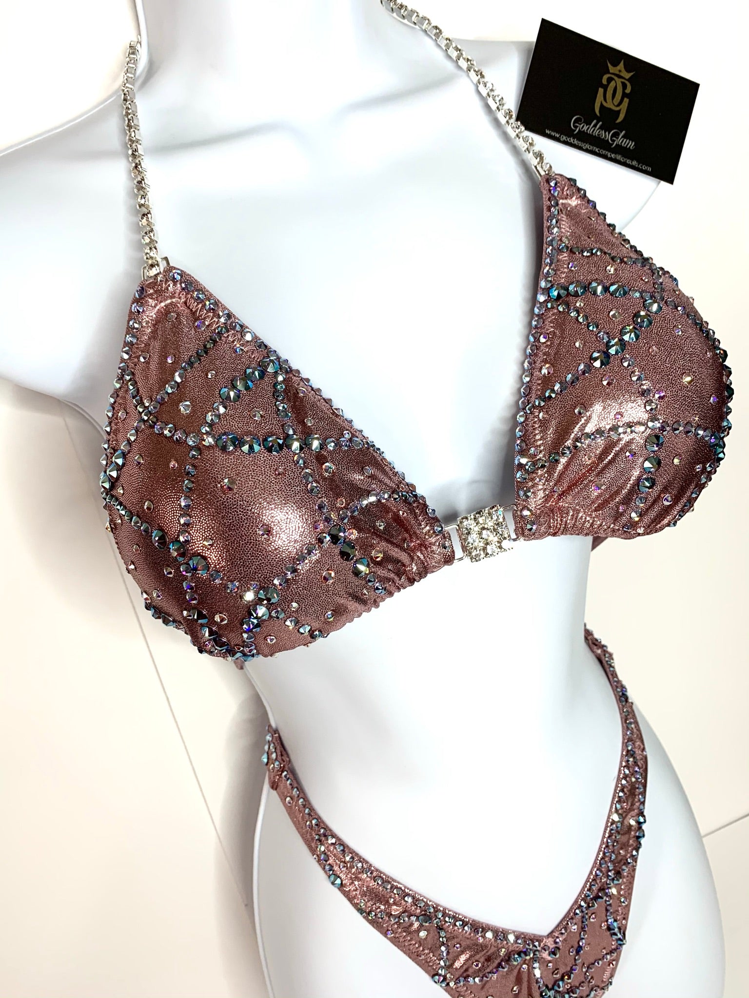 SILV0109 - Goddess Glam Custom Competition Suits